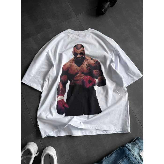 Oversize футболка з принтом