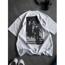 Oversize футболка з принтом