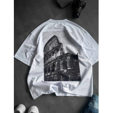 Oversize футболка з принтом