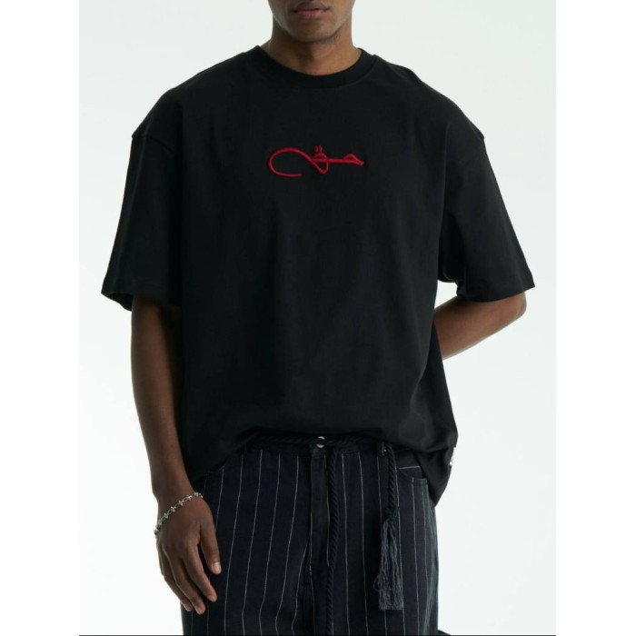 Oversize футболка з принтом