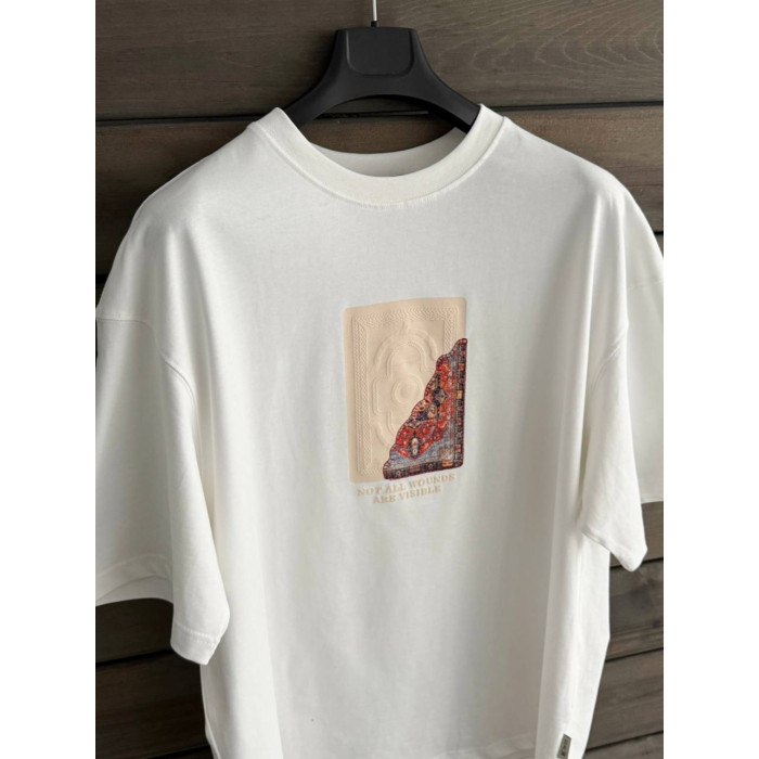 Oversize футболка з принтом