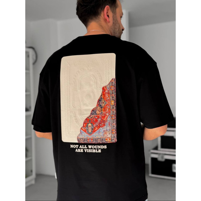 Oversize футболка з принтом