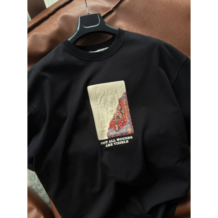 Oversize футболка з принтом