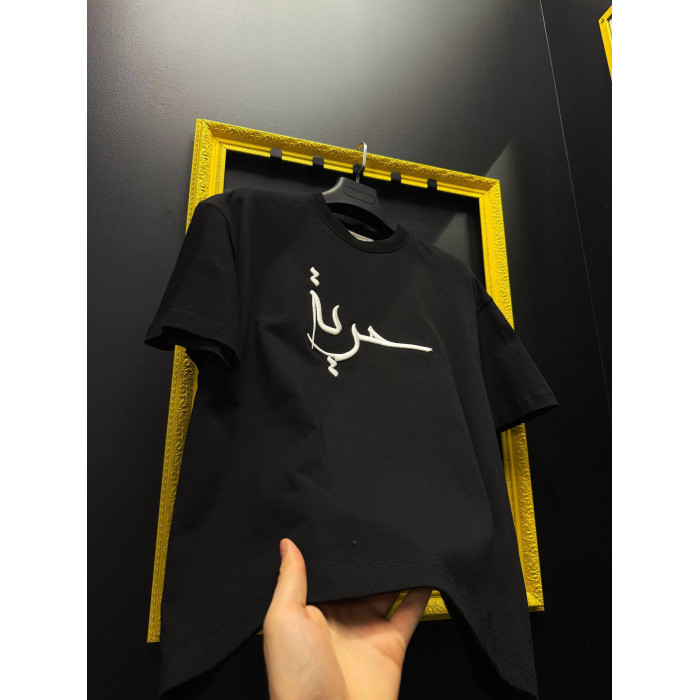 Oversize футболка з принтом