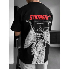 Oversize футболка з принтом