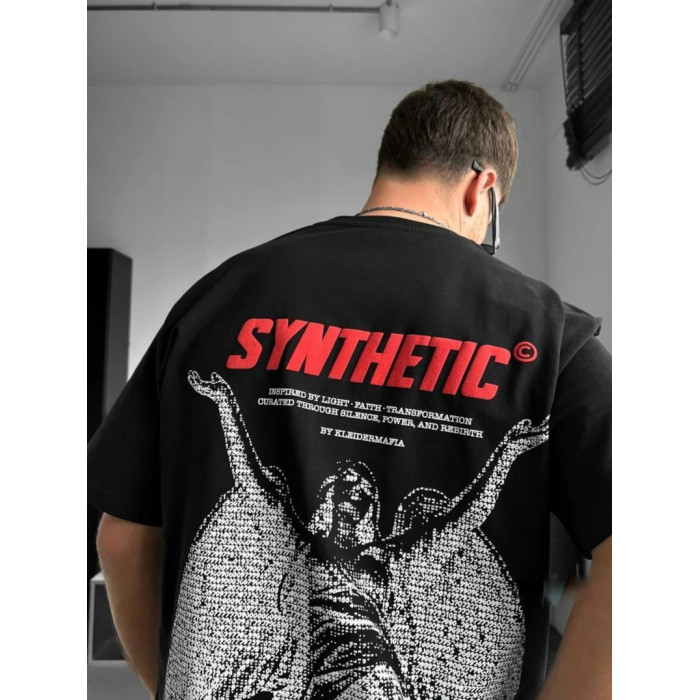 Oversize футболка з принтом