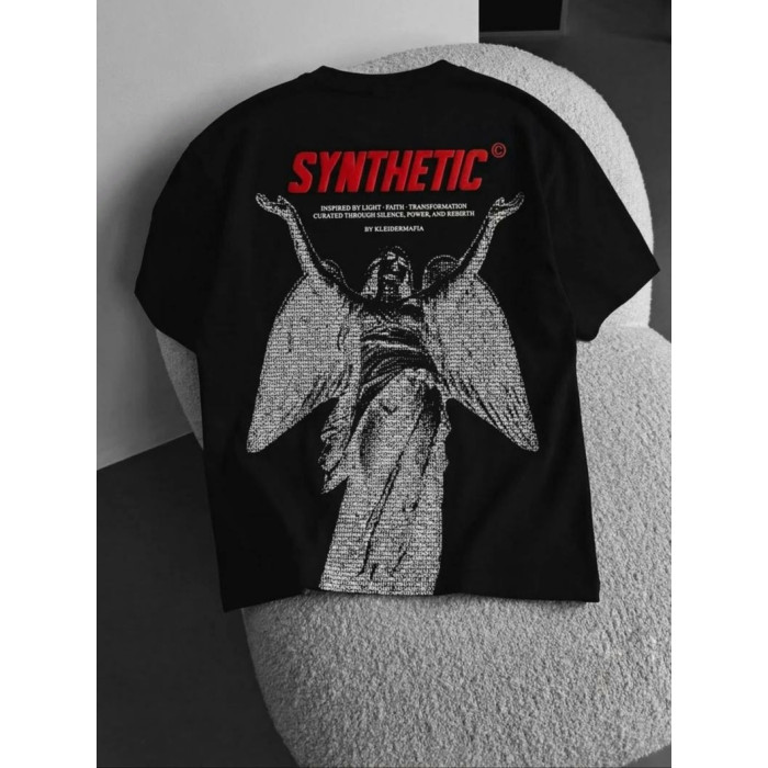 Oversize футболка з принтом