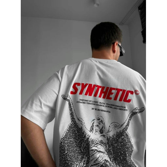 Oversize футболка з принтом