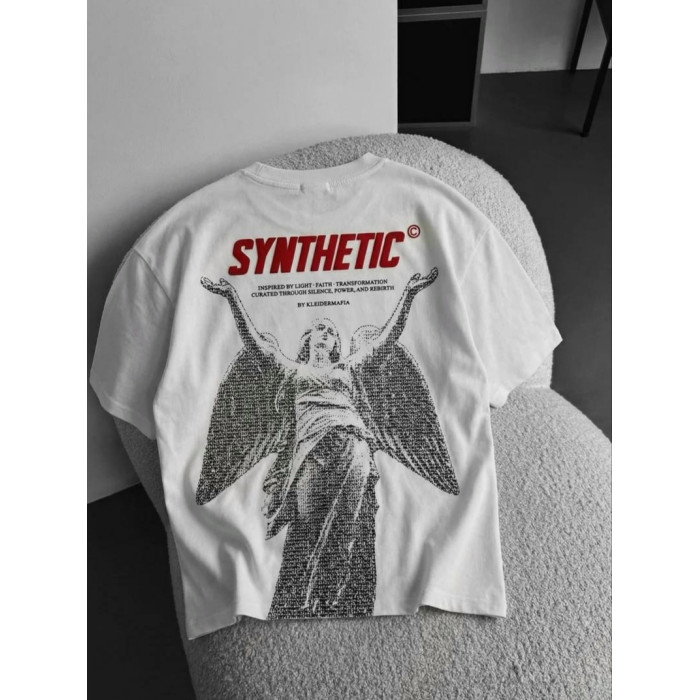 Oversize футболка з принтом