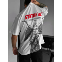 Oversize футболка з принтом