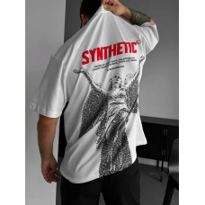 Oversize футболка з принтом