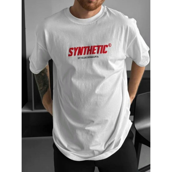 Oversize футболка з принтом