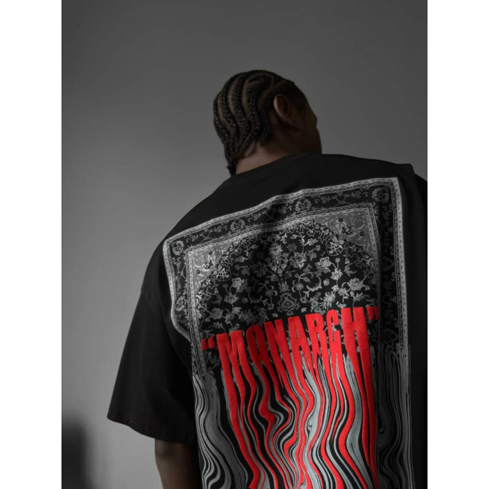 Oversize футболка з принтом