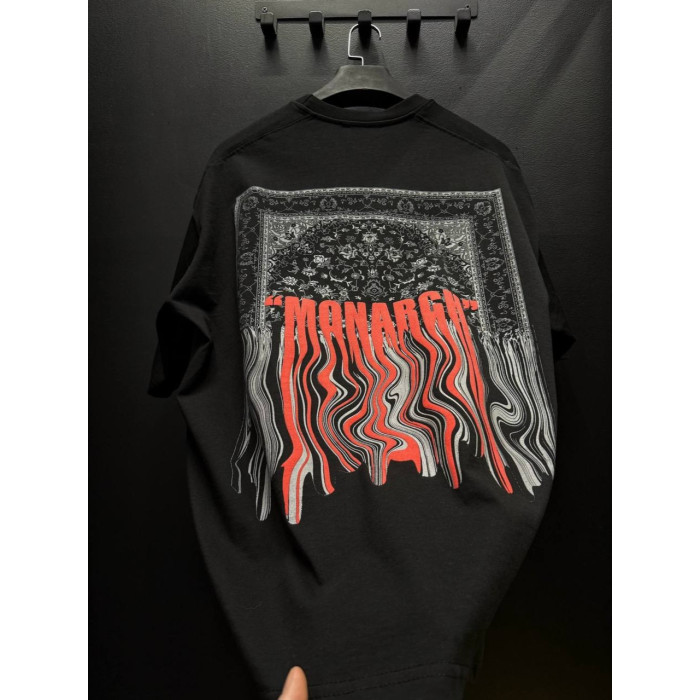 Oversize футболка з принтом