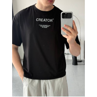 Oversize футболка з принтом