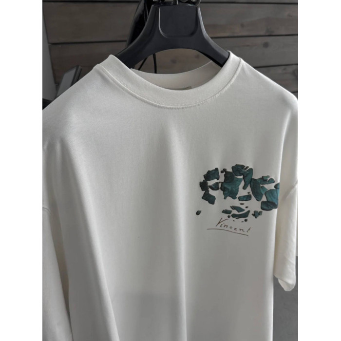 Oversize футболка з принтом