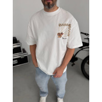 Oversize футболка з принтом