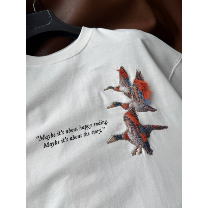 Oversize футболка з принтом