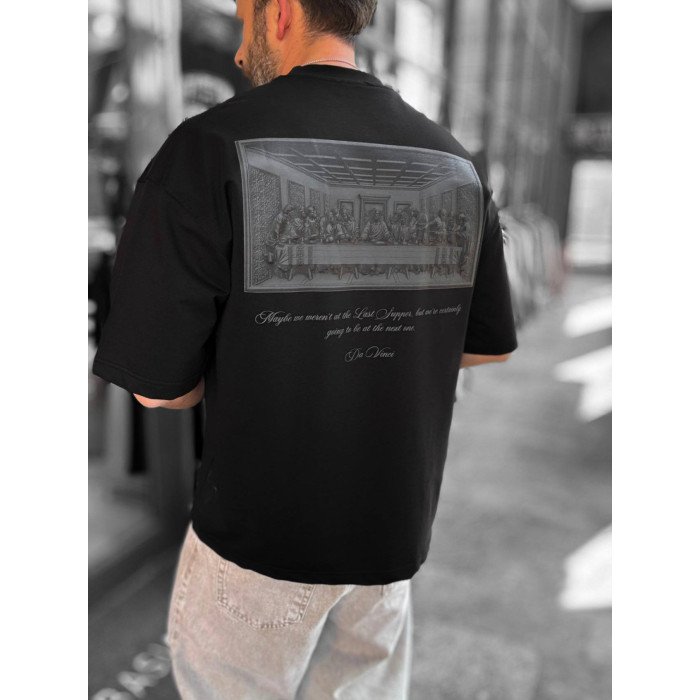 Oversize футболка з принтом