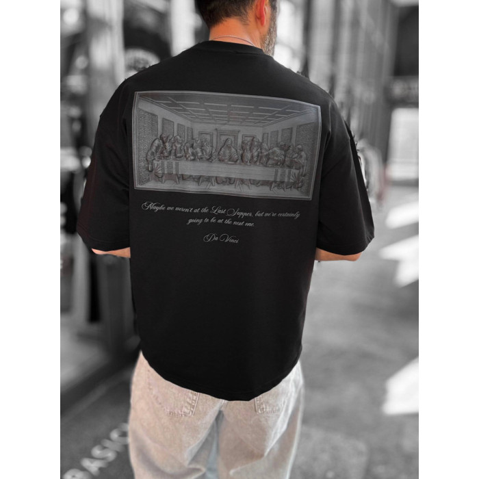 Oversize футболка з принтом
