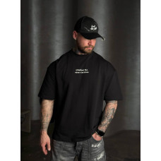 Oversize футболка з принтом