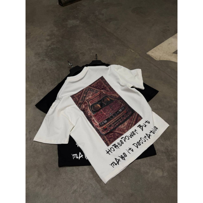 Oversize футболка з принтом