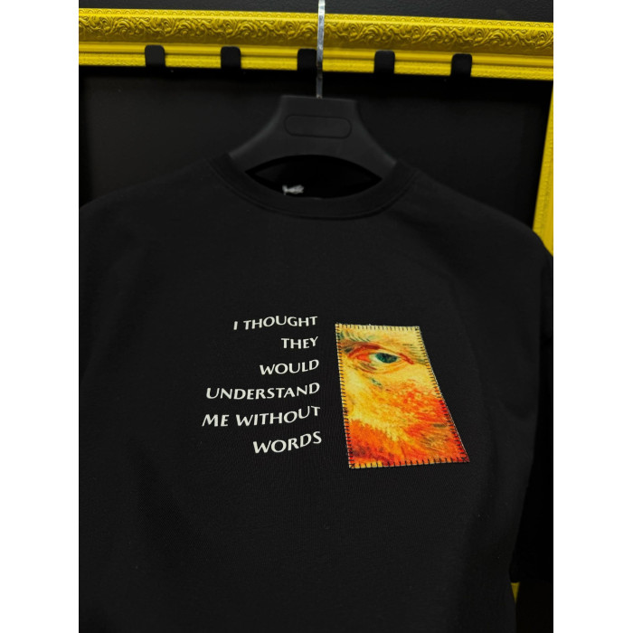 Oversize футболка з принтом