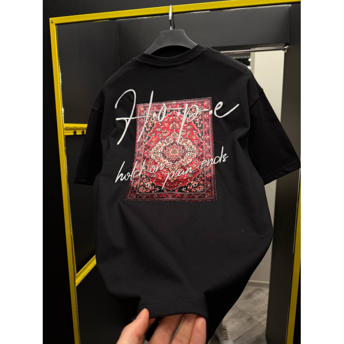 Oversize футболка з принтом