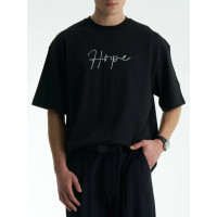 Oversize футболка з принтом
