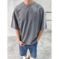 Oversize футболка з вивареної тканини