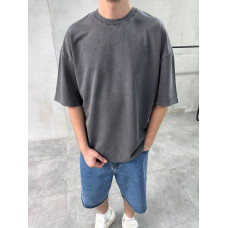 Oversize футболка з вивареної тканини