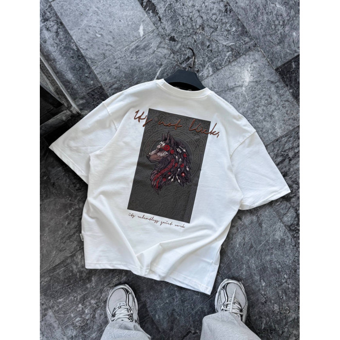 Oversize футболка з принтом