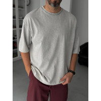 Oversize футболка з вивареної тканини