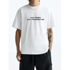 Oversize футболка з принтом