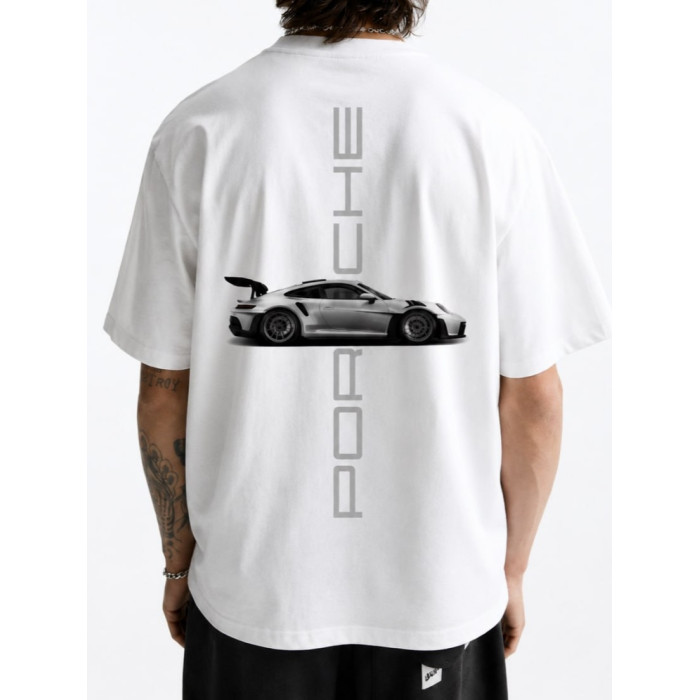 Oversize футболка з принтом