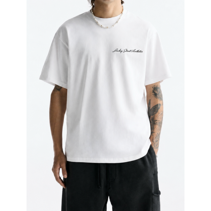 Oversize футболка з принтом
