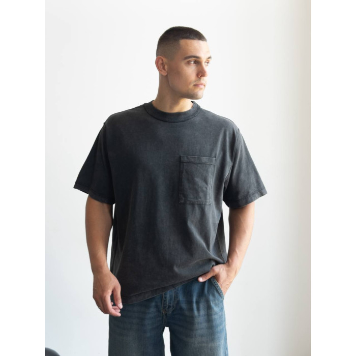 Oversize футболка з кишенею