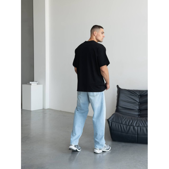 Oversize футболка з принтом