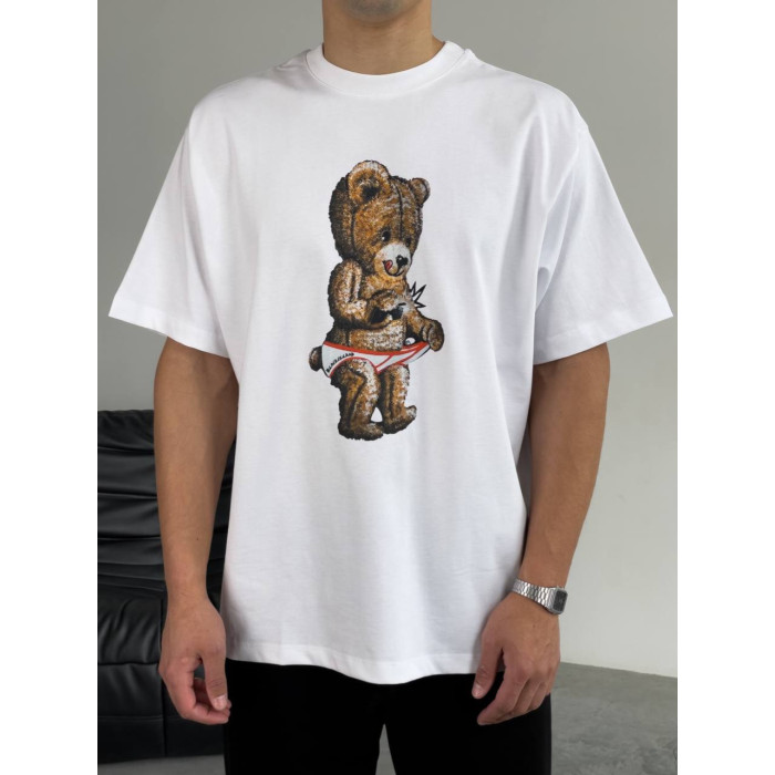 Oversize футболка з принтом