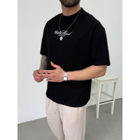 Oversize футболка з принтом