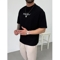Oversize футболка з принтом