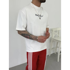Oversize футболка з принтом