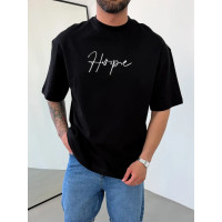Oversize футболка з принтом