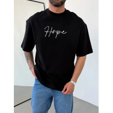 Oversize футболка з принтом