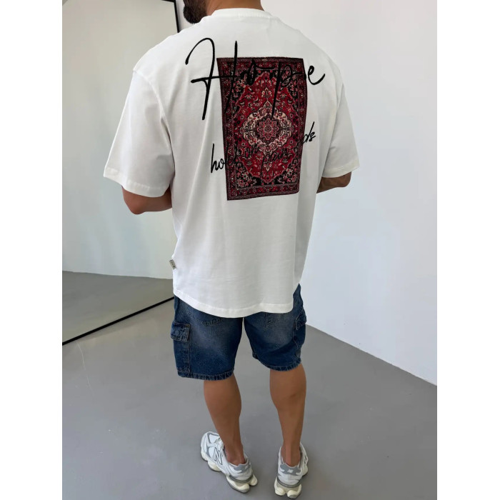 Oversize футболка з принтом