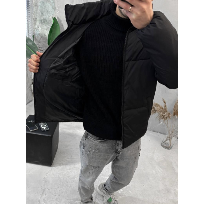 Зимова стьобана куртка oversize
