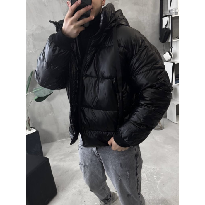 Зимова стьобана куртка oversize