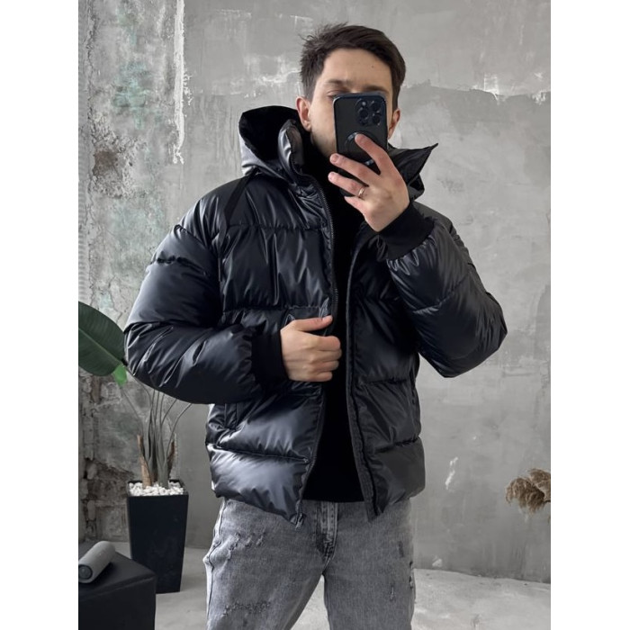 Зимова стьобана куртка oversize
