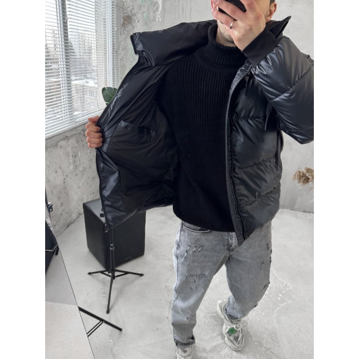 Зимова стьобана куртка oversize