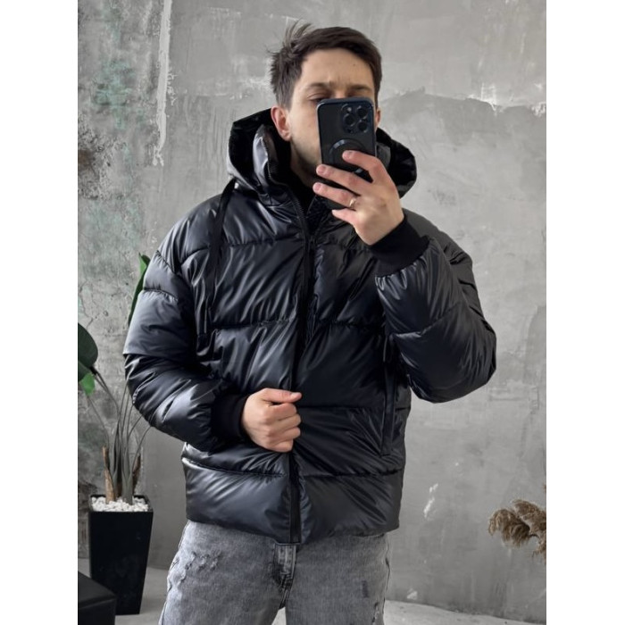 Зимова стьобана куртка oversize